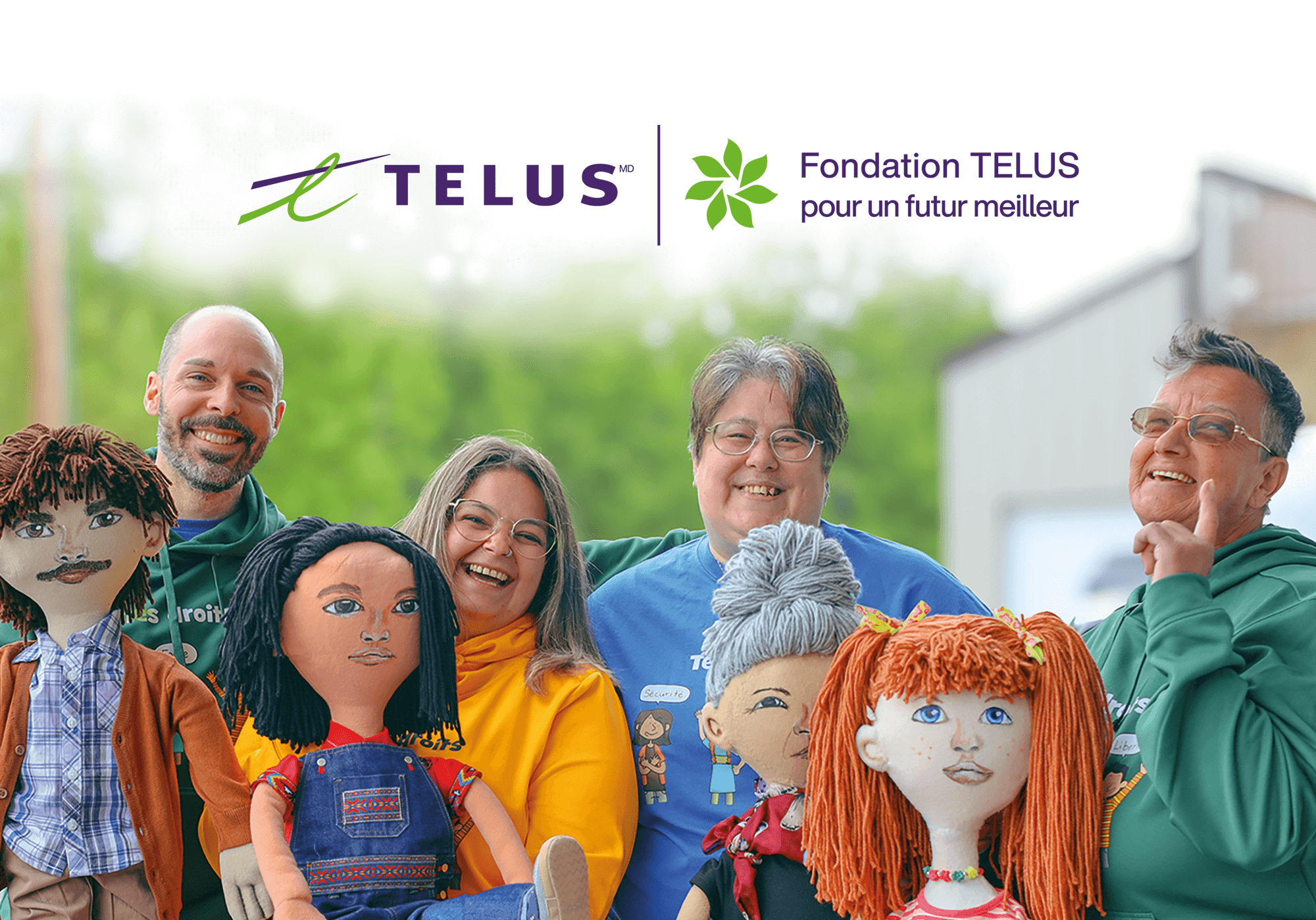 Merci à Telus de soutenir notre mission de prévention